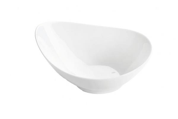 Piatto fondo Galet bianco cm. 20 - Sibo 1