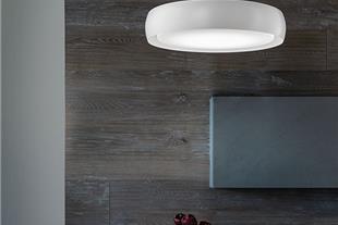 Lampada a sospensione in vetro serie Treviso