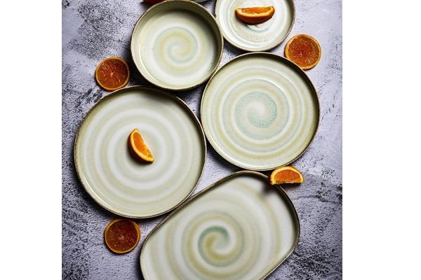 Piatto fondo porcellana giallo agrumi cm. 19 - Sibo 2