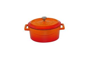 Casseruola Slowcook ovale in ghisa – 2 maniglie