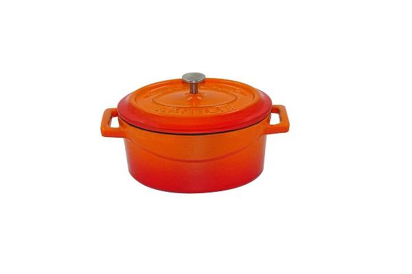 Casseruola Slowcook ovale in ghisa – 2 maniglie 1