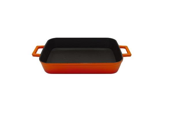 Griglia Slowcook bicolore in ghisa – 2 maniglie 1