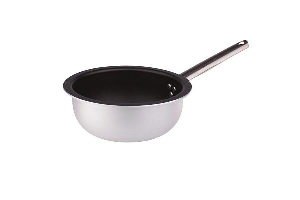 Padella a mantecare in alluminio antiaderente 3mm – 1 manico 1