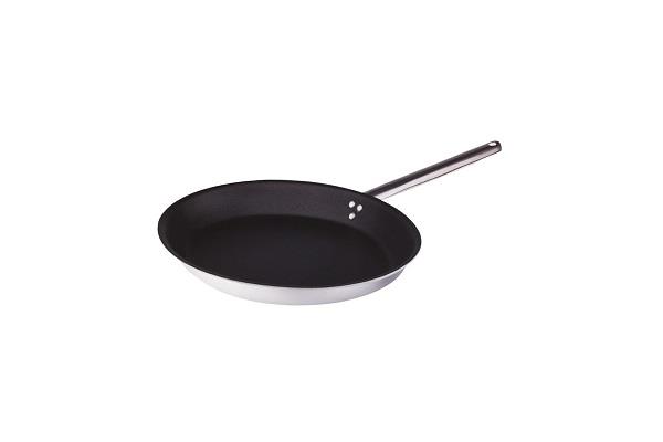 Padella ovale svasata per pesce in alluminio antiaderente 3mm – 1 manico 1