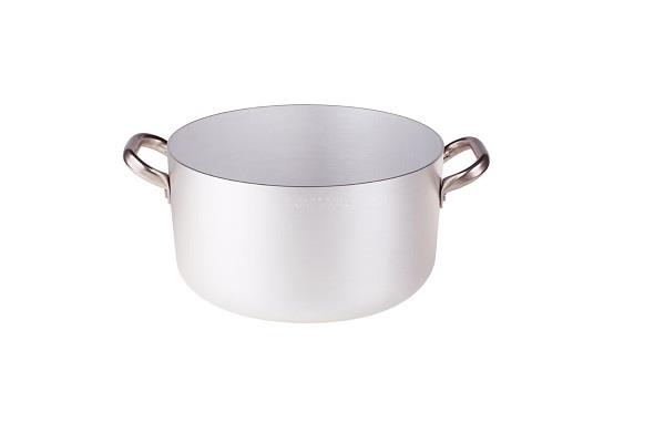 Casseruola Professionale alta in alluminio 3mm – 2 maniglie 1