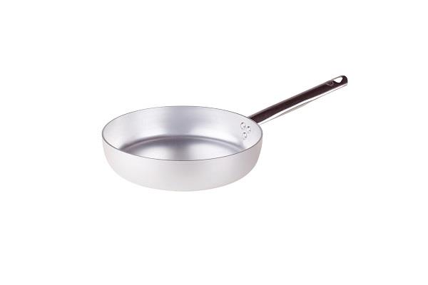 Padella Professionale dritta a friggere in alluminio 3mm – 1 manico 1