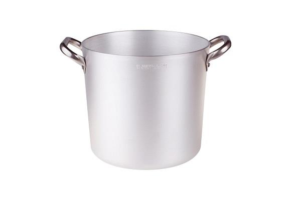 Pentola Professionale alta in alluminio 3mm – 2 maniglie 1