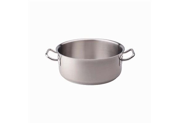 Casseruola bassa in acciaio inox – 2 maniglie 1