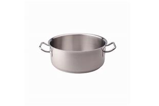Casseruola bassa in acciaio inox – 2 maniglie