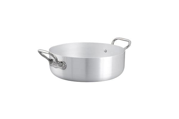 Casseruola 1907 bassa in alluminio 5mm – 2 maniglie 1