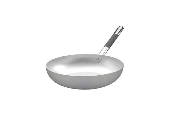 Padella Professionale svasata alta in alluminio induzione 3mm – 1 manico 1