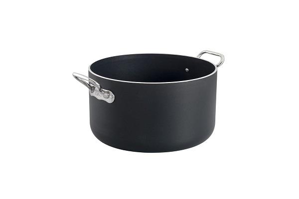 Casseruola AlBlack 1907 alta in alluminio 5mm – 2 maniglie 1