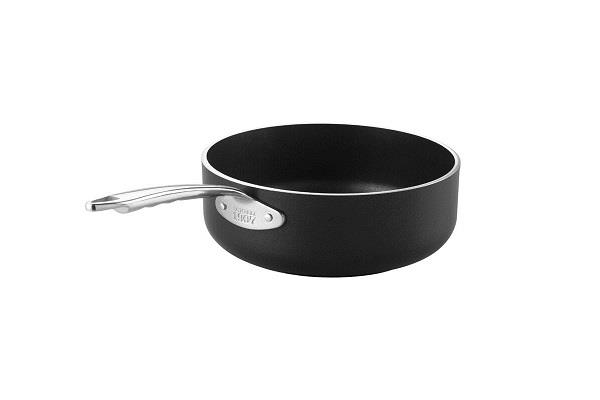 Casseruola AlBlack 1907 bassa in alluminio 5mm – 1 manico 1