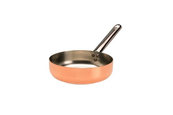 Padella in rame stagnato induzione 2mm – 1 manico 1