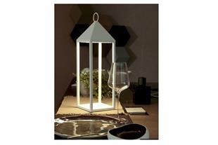 GLOW-LANTERNA LED CM.15X15XH.50 BIANCA