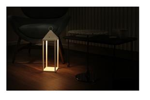 GLOW-LANTERNA LED CM.15X15XH.50 BRONZO