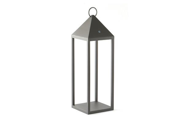 GLOW-LANTERNA LED CM.15X15XH.50 ANTRACITE 1
