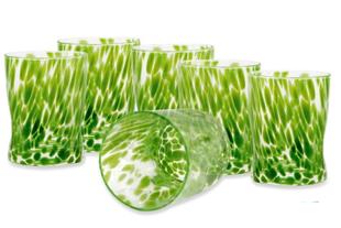 CONFEZIONE.6 BICCHIERI ACQUA CL 33 VERDE