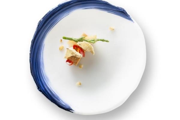 PIATTO IN VETRO OPACO ARTIGIANALE 15 CM 1