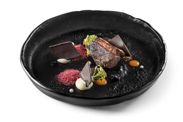 BOWL IN VETRO OPACO ARTIGIANALE CM 23 1