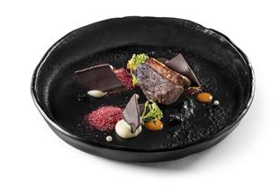 BOWL IN VETRO OPACO ARTIGIANALE CM 23