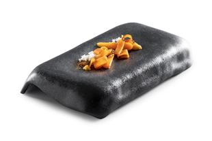 PODIO IN VETRO ARTIGIANALE OPACO CM 24X12X40