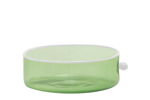 BOWL GRANDE COLLEZIONE OYSTER VETRO VERDE CL 90 1