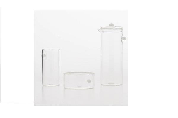 CARAFFA COLLEZIONE OYSTER IN VETRO TRASPARENTE CL 90 2