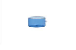 BOWL PICCOLA COLLEZIONE OYSTER VETRO BLU CL 30