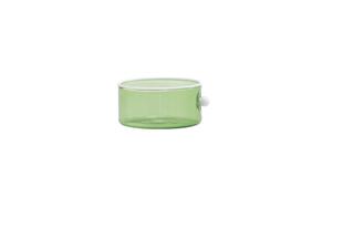 BOWL PICCOLA COLLEZIONE OYSTER VETRO VERDE CL 30