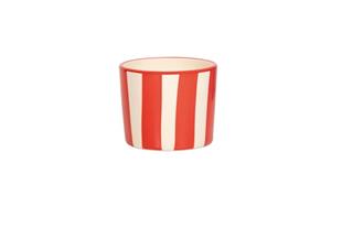 BICCHIERE TUMBLER COLLEZIONE LIDO RIGHE ROSSE CL 23