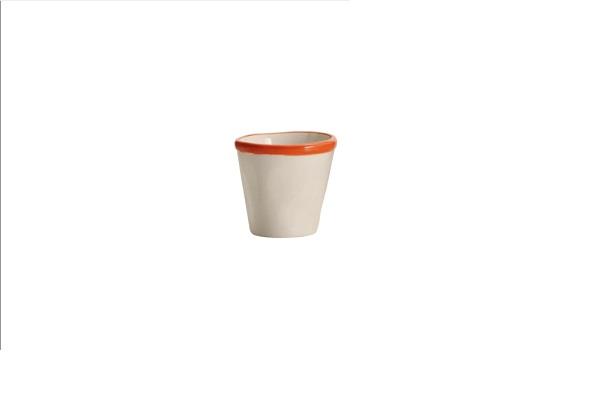 SET 6 BICCHIERINI COLLEZIONE LIDO COLORE ARANCIO CL 7 1