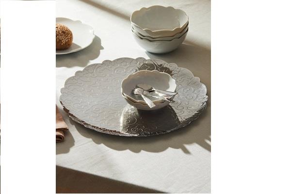 COLLEZIONE DRESSED - COPPETTA IN PORCELLANA BIANCA CM 13 1