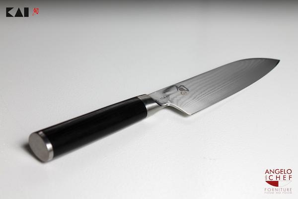 COLTELLO KAI SHUN DAMASCUS SANTOKU CM. 16 1