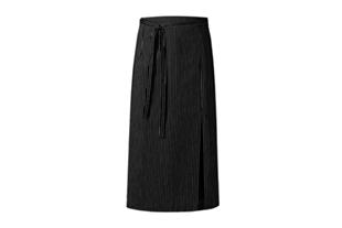 ADRANO GREMBIULE RIGATO NERO/BIANCO