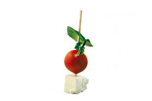Stecchino da sandwich / olive, in legno, una punta