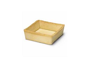 Tartellette quadrate Dessert lato 7 cm