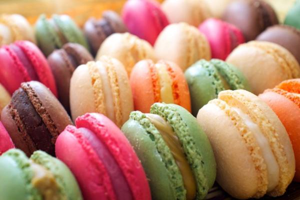 Les Macarons artisanale gusto arancia 2