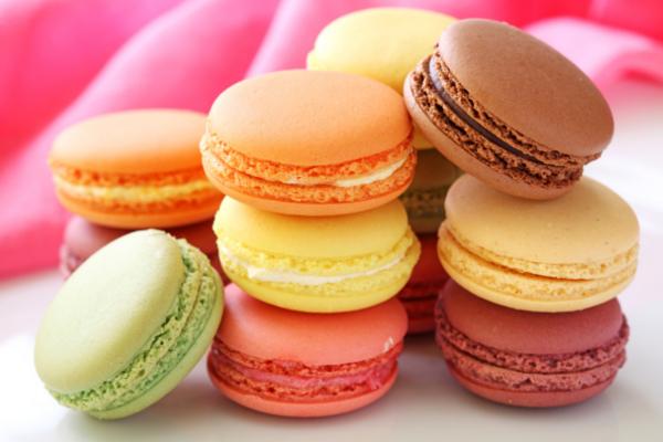 Les Macarons artisanale gusto arancia 3