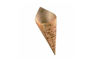Cono doppia foglia di bambù, 44 ml, 13 cm