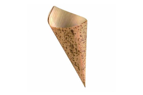 Cono doppia foglia di bambù, 140 ml, 17 cm 1