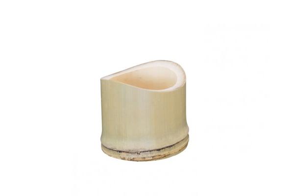 Bicchierino bambù verde taglio sagomato, 44 ml 1