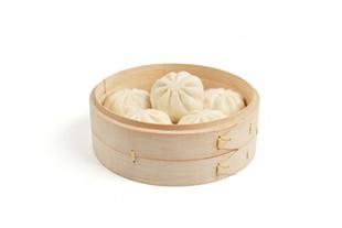 DIM SUM Vaporiera media bambù cottura a vapore diametro 20 cm