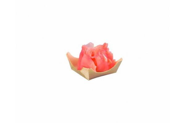Mini piattino legno bordi rialzati 7,3 ml 1