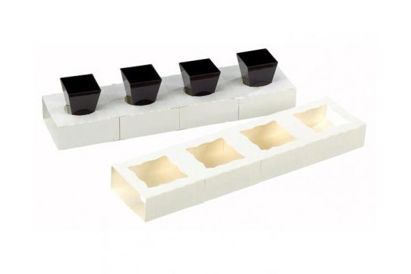 Supporto cartone per trasporto cupcakes, muffins e fingerfood 1