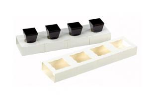 Supporto cartone per trasporto cupcakes, muffins e fingerfood
