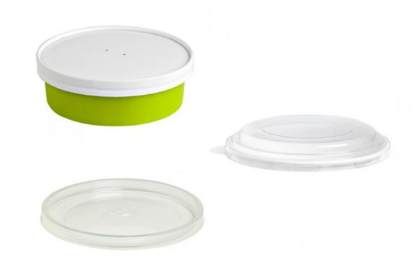 Coperchio cartone bianco per insalatiere serie PC 2