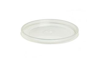 Coperchio PP piatto traslucido diametro 15,5 cm