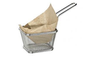 Cestino portafritto metallo 10,5 cm