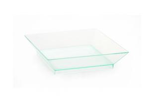 Piattino Klarity verde trasparente, 6,5 cm